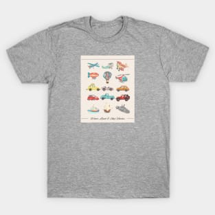 Vehicles: Water, Land & Sea T-Shirt